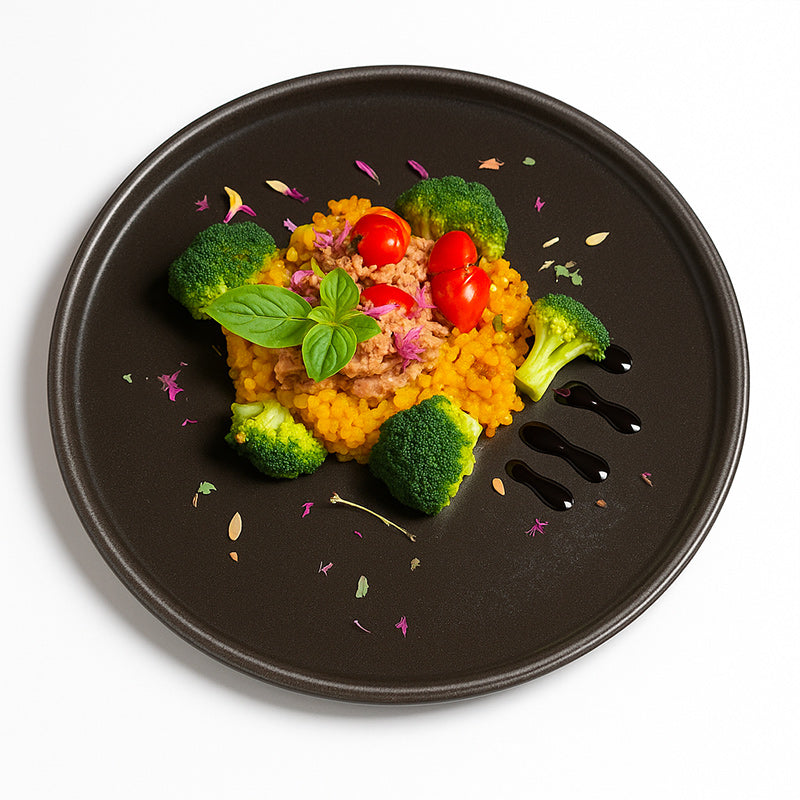 Salade protéinée de lentilles, brocolis et thon